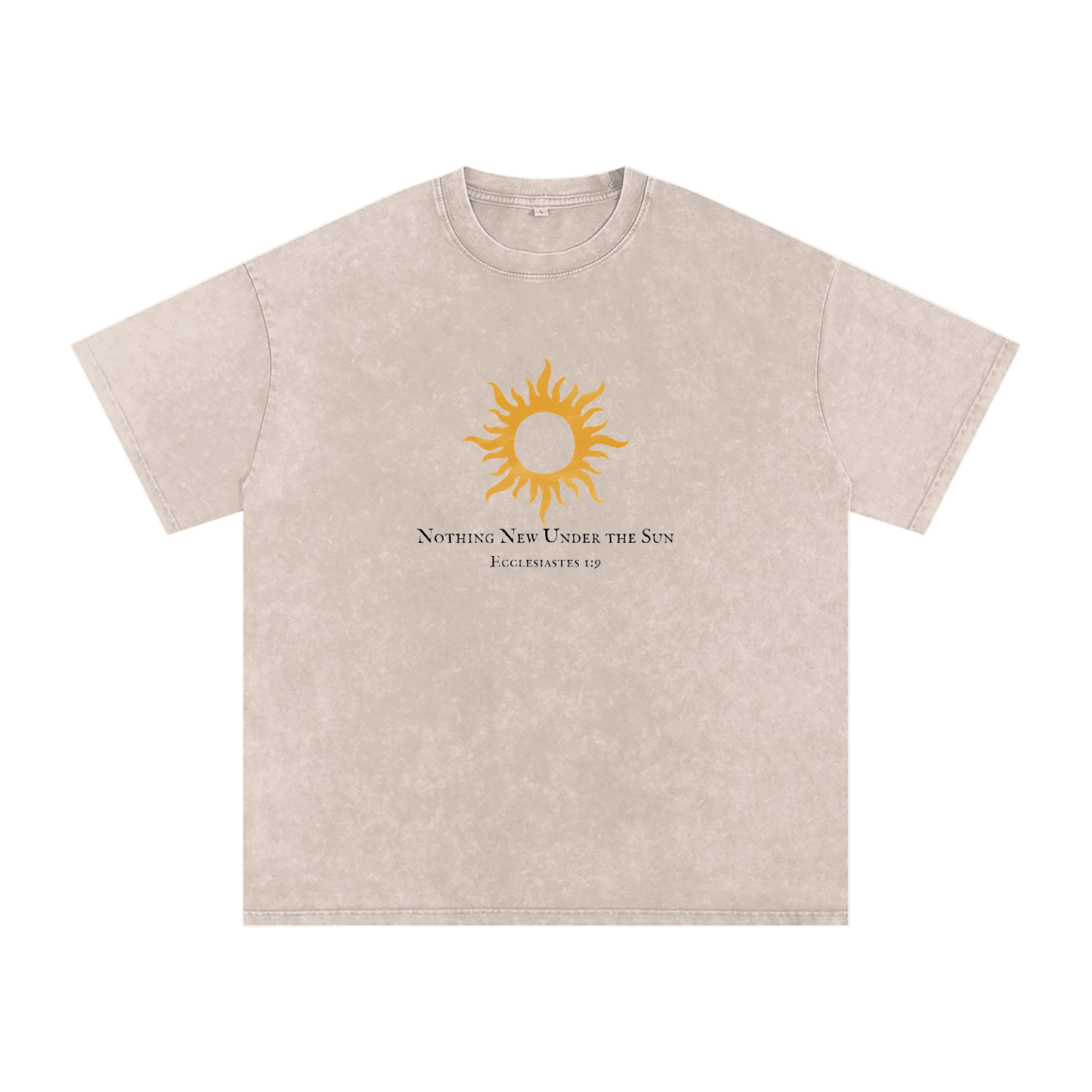 "Ecclesiastes 1:9" Oversize Tee