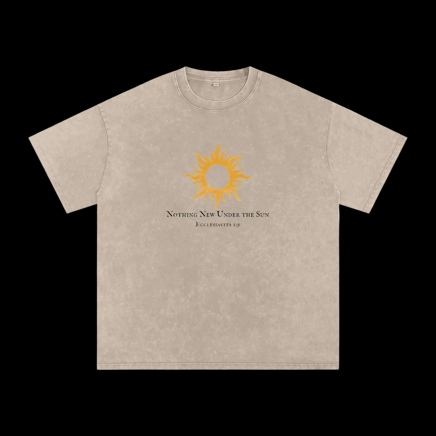"Ecclesiastes 1:9" Oversize Tee