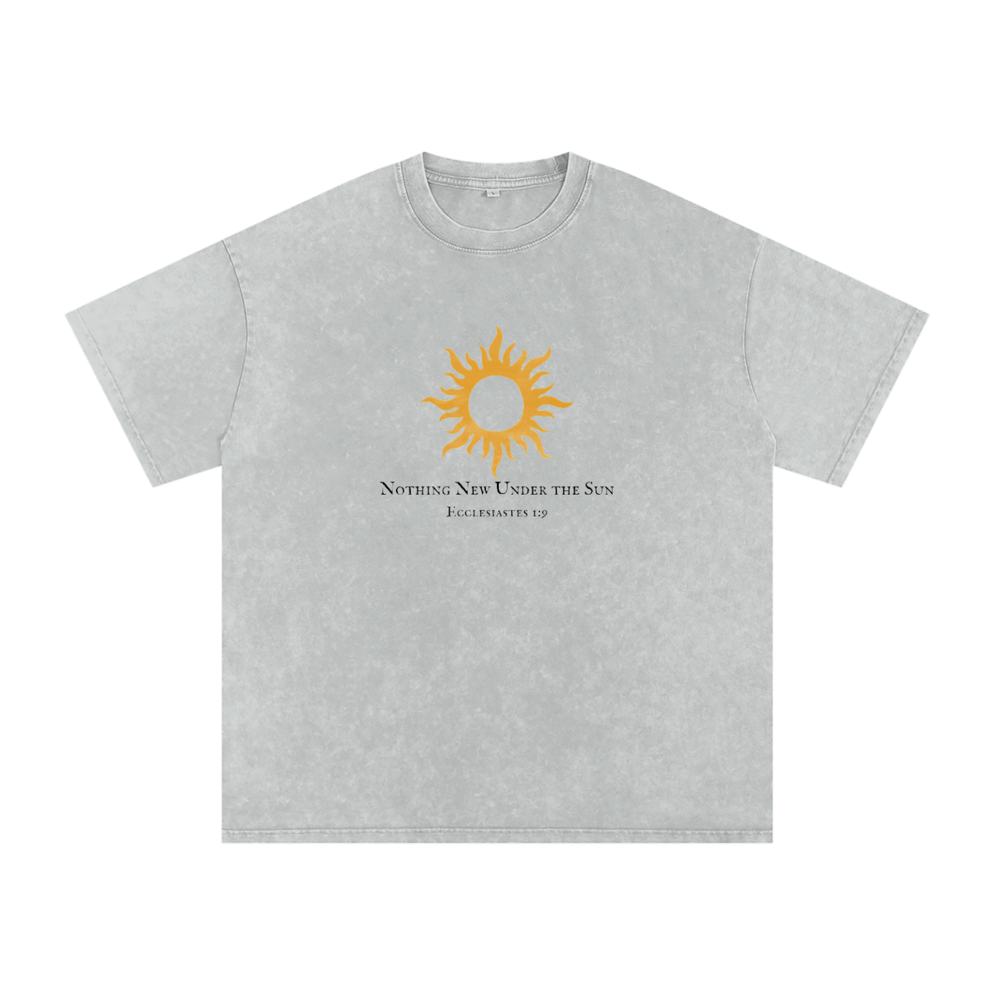 "Ecclesiastes 1:9" Oversize Tee