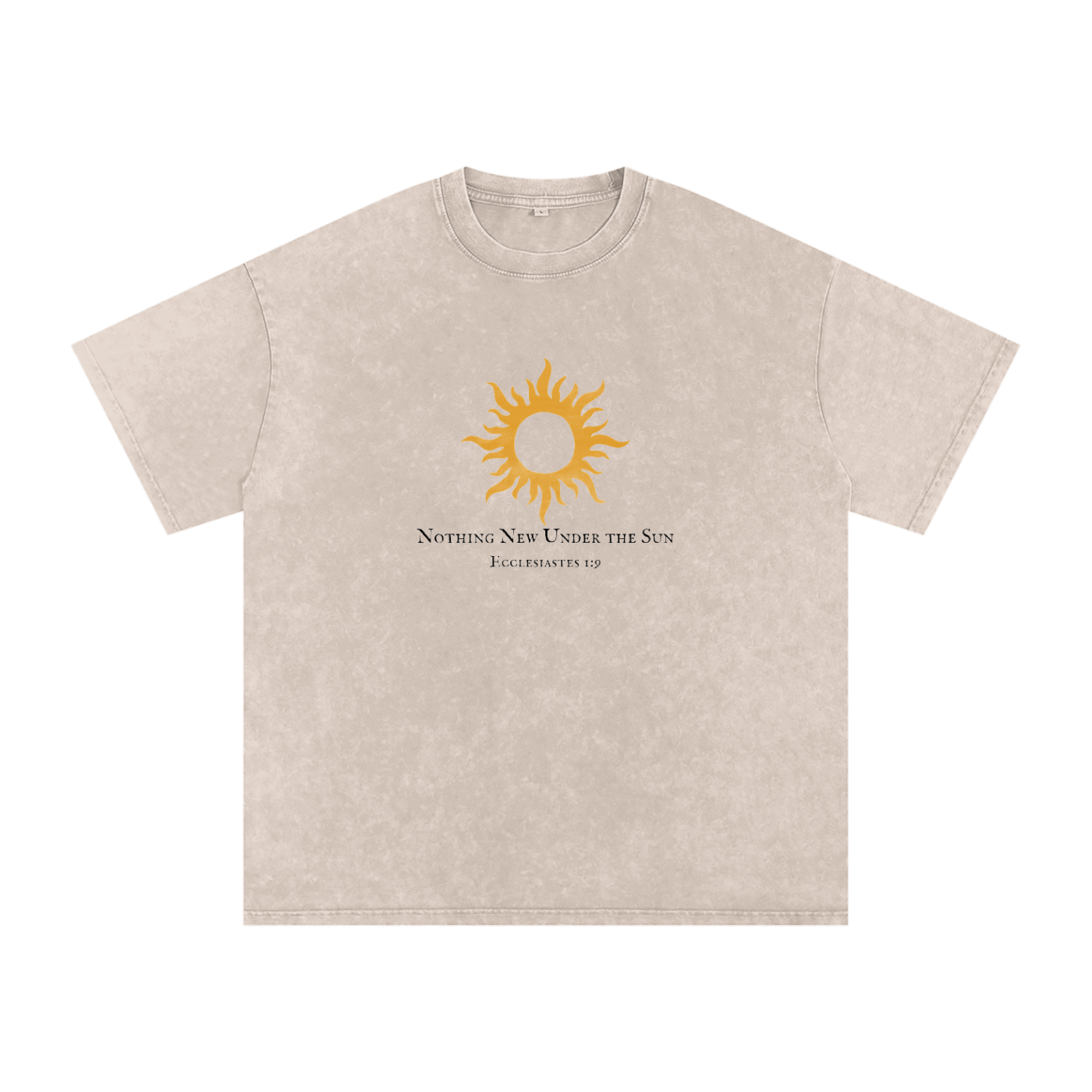 "Ecclesiastes 1:9" Oversize Tee
