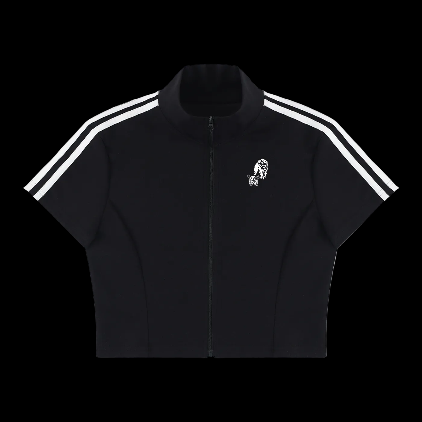 RT&A Zip-Up Taped Crop