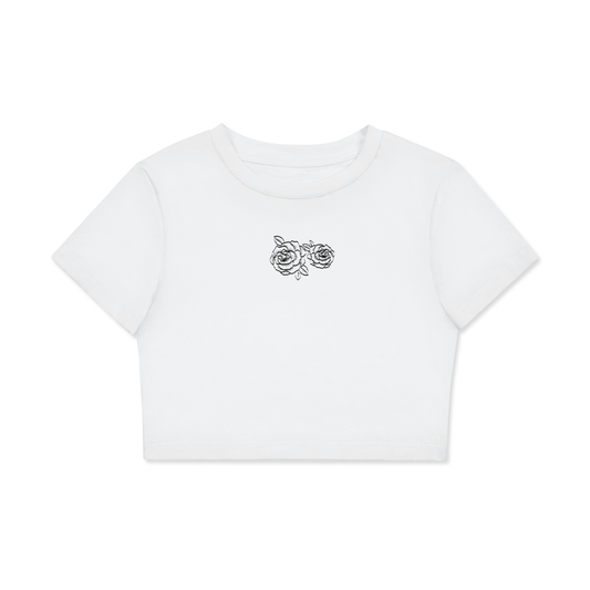"Rose" Fitted Crop