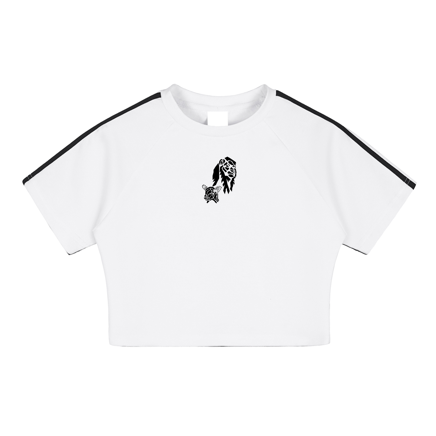 Taped Redeemed Logo Crop Top