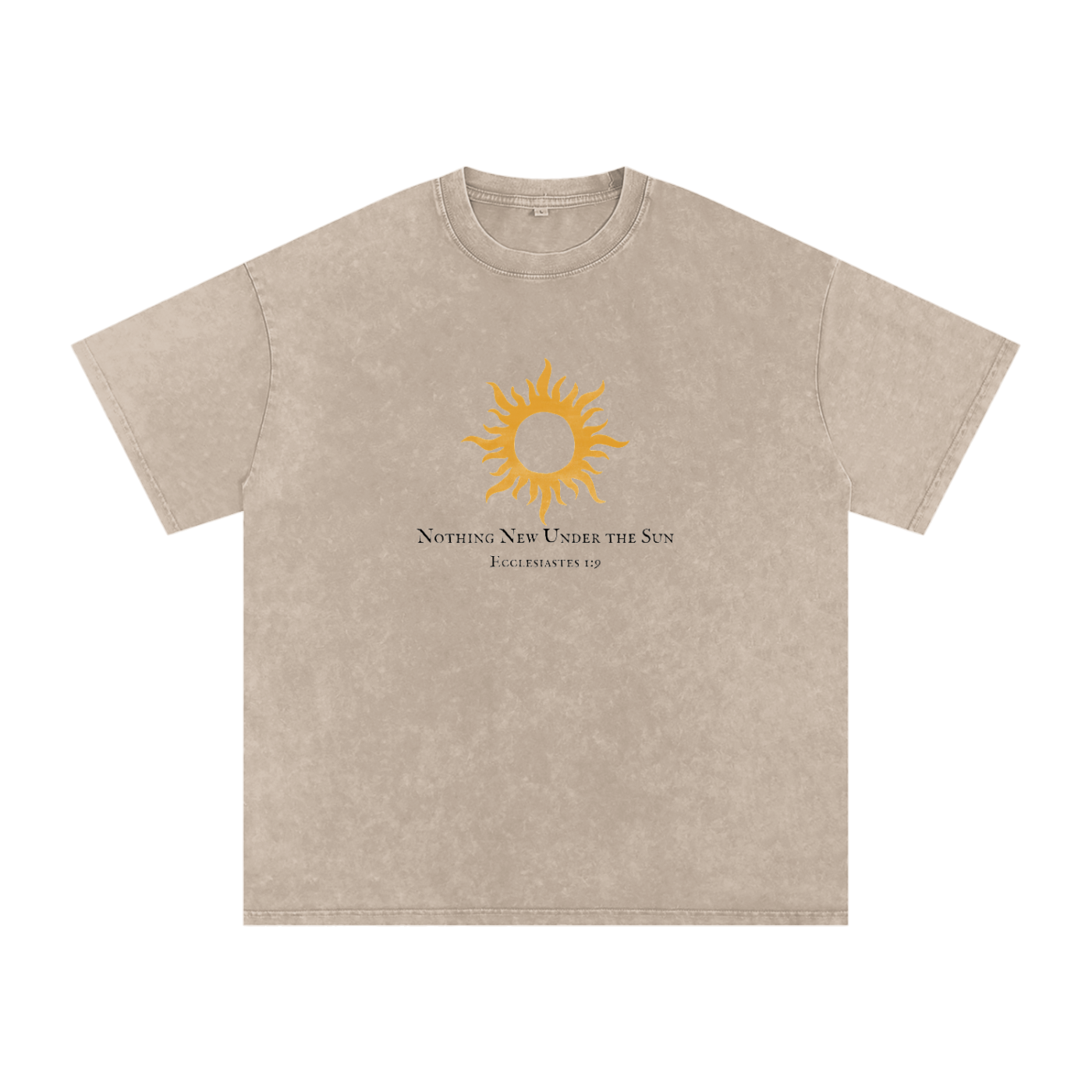 "Ecclesiastes 1:9" Oversize Tee