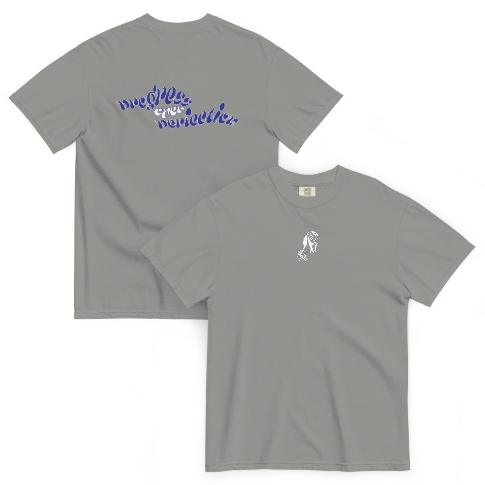 "Progress Over Perfection" Heavy-weight T-Shirt